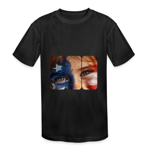 USA: Patriot Gaze - Kids' Moisture Wicking Performance T-Shirt