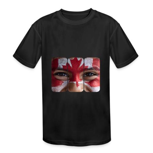 Proudly Canadian - Kids' Moisture Wicking Performance T-Shirt