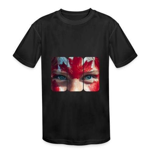 Canada: Northern Spirit - Kids' Moisture Wicking Performance T-Shirt