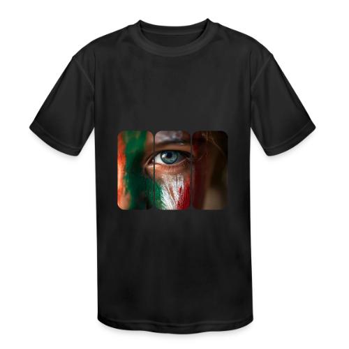 Mexico: Pride in Three Colors - Kids' Moisture Wicking Performance T-Shirt
