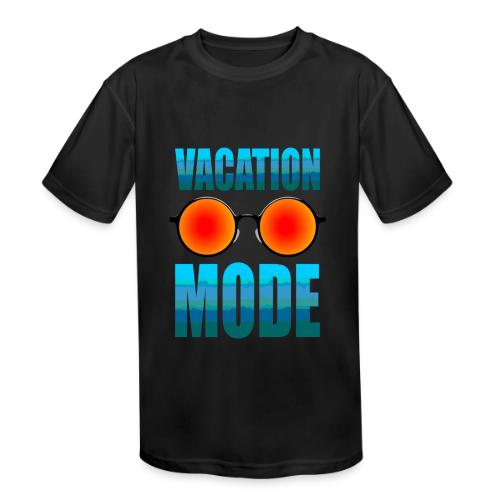Vacation mode: Ocean Vibes On - Kids' Moisture Wicking Performance T-Shirt