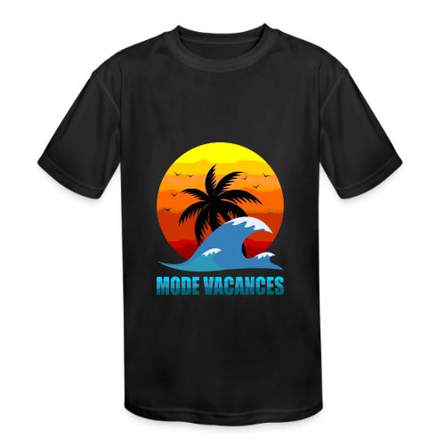 Vacation Mode: Tropical Escape - Kids' Moisture Wicking Performance T-Shirt