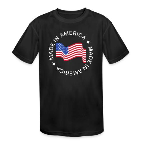 Made in America - Kids' Moisture Wicking Performance T-Shirt