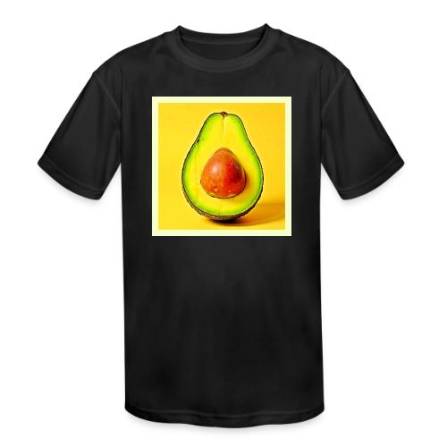 The Beauty of a Healthy Avocado Design - Kids' Moisture Wicking Performance T-Shirt