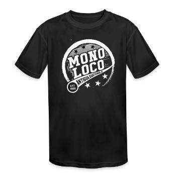 Mono Loco Antigua Guatemala - Kids' Moisture Wicking Performance T-Shirt - black - Front