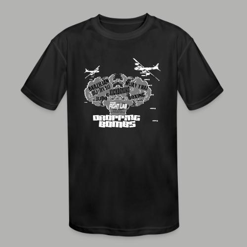 Dropping Bombs fight lab - Kids' Moisture Wicking Performance T-Shirt