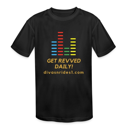 RevvedWithDNR01 - Kids' Moisture Wicking Performance T-Shirt