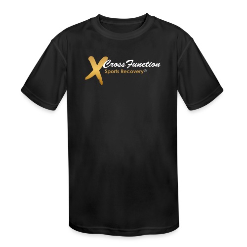 CrossFunction Sports Recovery Apparel - Kids' Moisture Wicking Performance T-Shirt