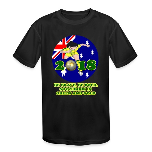 Australia World Cup Champions 2018 - Kids' Moisture Wicking Performance T-Shirt