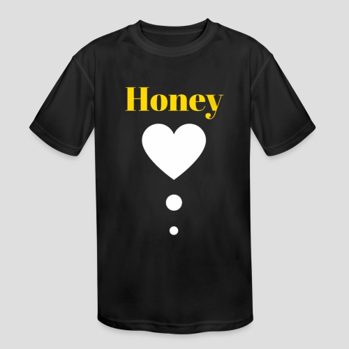 Honey Baby (Yellow & White) - Kids' Moisture Wicking Performance T-Shirt