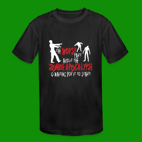 Worst Park of the Zombie Apocalypse - Kids' Moisture Wicking Performance T-Shirt