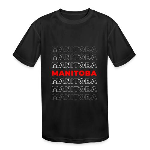 Manitoba Mark - Kids' Moisture Wicking Performance T-Shirt