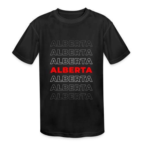 Alberta Accent - Kids' Moisture Wicking Performance T-Shirt