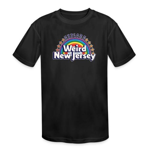 Explore Weird NJ - Kids' Moisture Wicking Performance T-Shirt