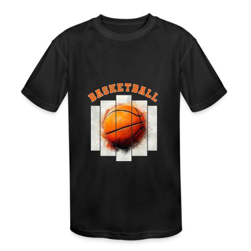 Basketball Element - Kids' Moisture Wicking Performance T-Shirt