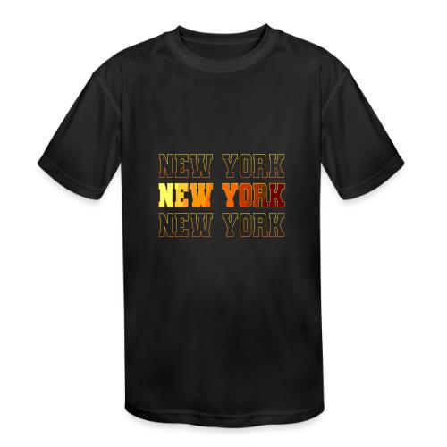 New York Varsity Echo - Kids' Moisture Wicking Performance T-Shirt