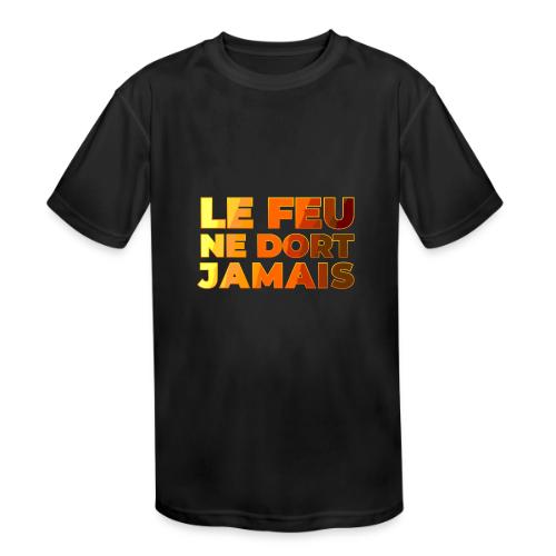 Fire never sleeps - Kids' Moisture Wicking Performance T-Shirt