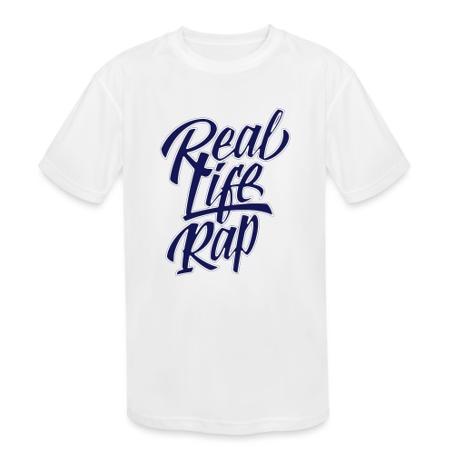 realliferap1_twocolor_rev - Kids' Moisture Wicking Performance T-Shirt