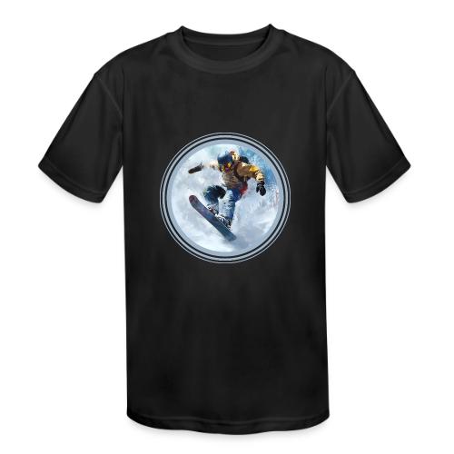 Snowboarding Life - Kids' Moisture Wicking Performance T-Shirt