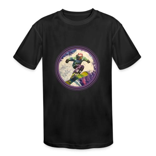 Snowboarding Soul - Kids' Moisture Wicking Performance T-Shirt