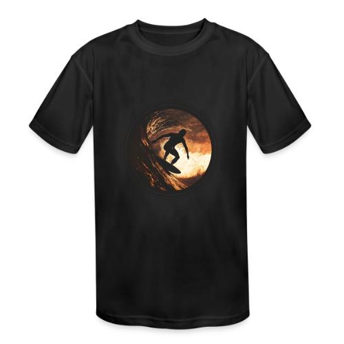 Surfing Spirit - Kids' Moisture Wicking Performance T-Shirt