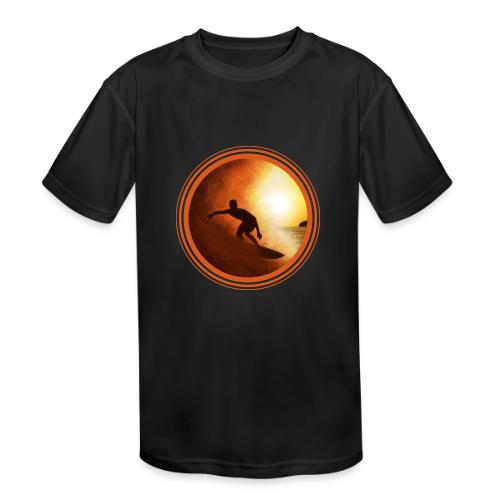 Surfing Vibes - Kids' Moisture Wicking Performance T-Shirt