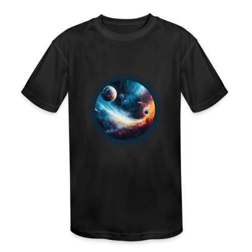 Planets Among Colors - Kids' Moisture Wicking Performance T-Shirt