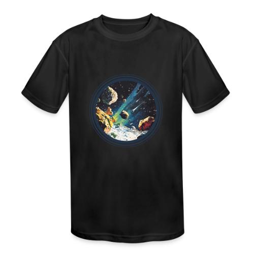 Celestial Collision - Kids' Moisture Wicking Performance T-Shirt
