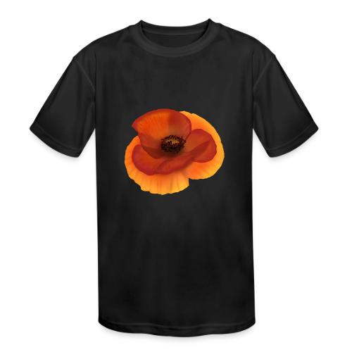 Vivid poppy - Kids' Moisture Wicking Performance T-Shirt