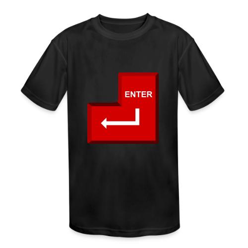 Just Press Enter - Kids' Moisture Wicking Performance T-Shirt
