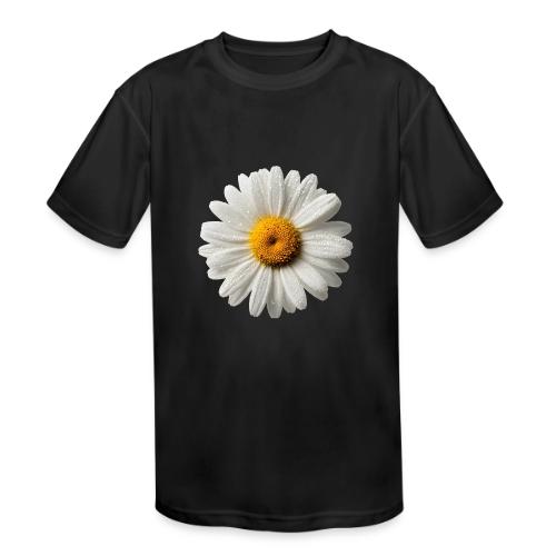 Morning Daisy Freshness - Kids' Moisture Wicking Performance T-Shirt