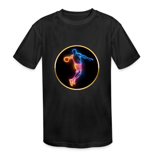 Basketball: Slam Dunk Afterglow - Kids' Moisture Wicking Performance T-Shirt