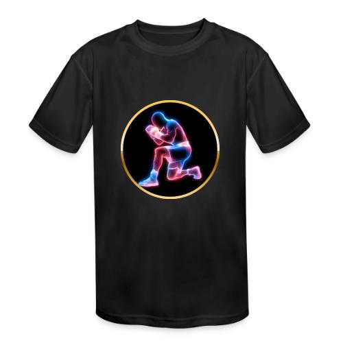 Neon Boxing Focus - Kids' Moisture Wicking Performance T-Shirt