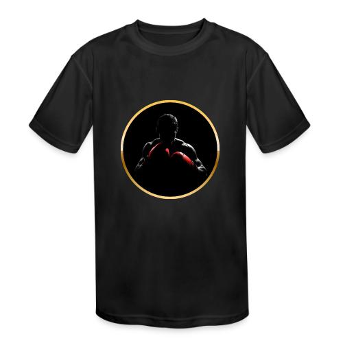 Boxing: Crimson Gloves Fighter - Kids' Moisture Wicking Performance T-Shirt