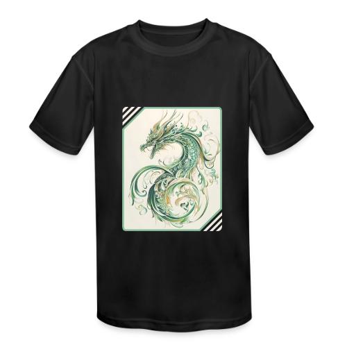 Brush of the Dragon - Kids' Moisture Wicking Performance T-Shirt
