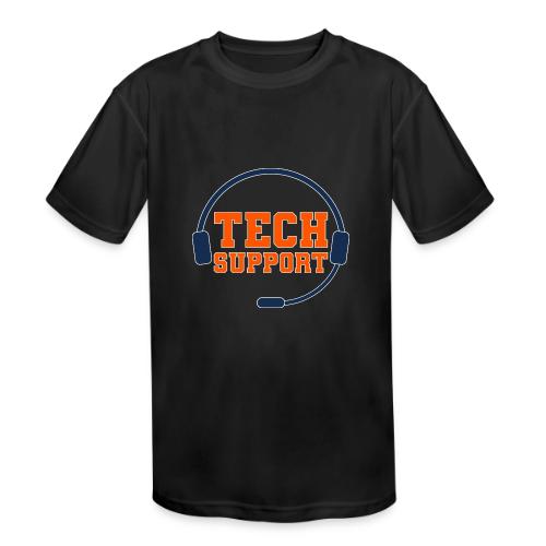 Tech Support Mode On - Kids' Moisture Wicking Performance T-Shirt