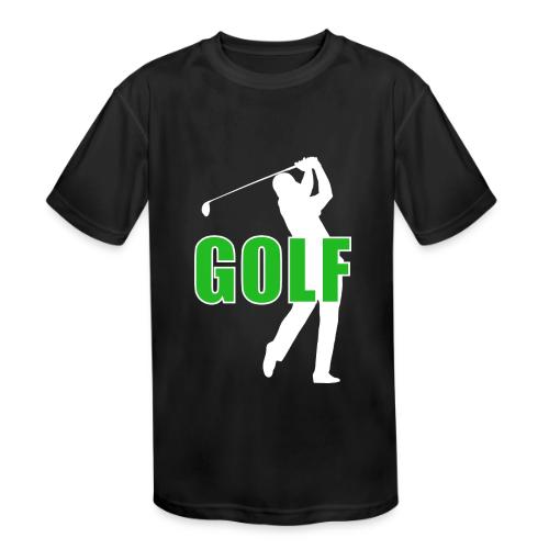 Golf: Classic Golf Motion - Kids' Moisture Wicking Performance T-Shirt