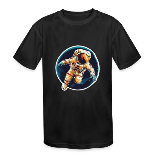Astronaut: Dream, explore, discover! - Kids' Moisture Wicking Performance T-Shirt