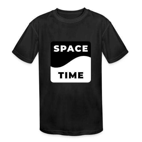 Space-time: Warped Reality - Kids' Moisture Wicking Performance T-Shirt