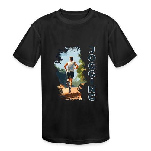 Jogging Vibes - Kids' Moisture Wicking Performance T-Shirt