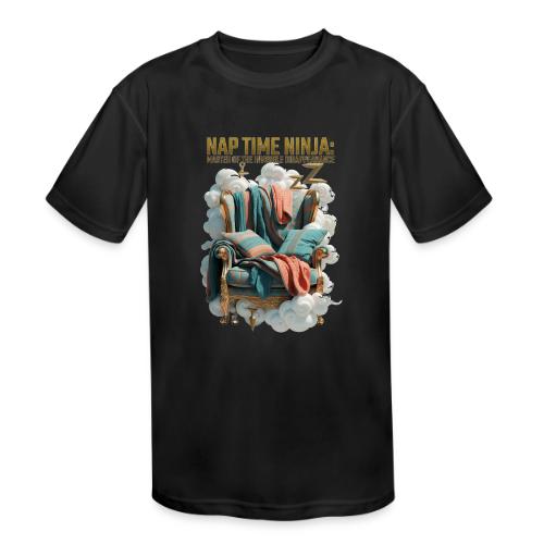 Nap Time Ninja T Shirt - Kids' Moisture Wicking Performance T-Shirt