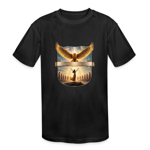 Women’s Day Eagle Matriarch T Shirt,, Gift for Mom - Kids' Moisture Wicking Performance T-Shirt