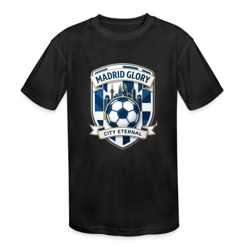 Madrid Skyline Glory T Shirt, Madrid Fan Gift - Kids' Moisture Wicking Performance T-Shirt