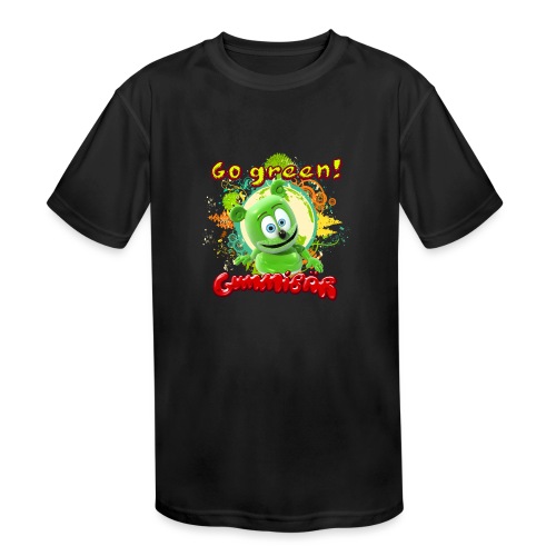 Gummibär Go Green Earth Day Trees - Kids' Moisture Wicking Performance T-Shirt