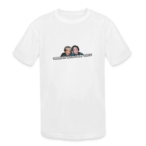 TERRIFIC ANALYSIS, TONY! (WITH GLOW) - Kids' Moisture Wicking Performance T-Shirt