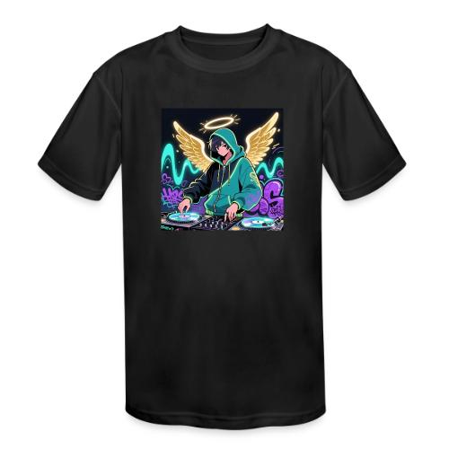 Angel Dj - Kids' Moisture Wicking Performance T-Shirt