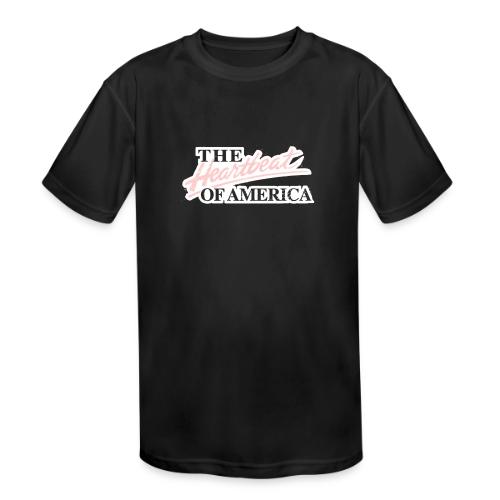 The Heartbeat of America - Kids' Moisture Wicking Performance T-Shirt