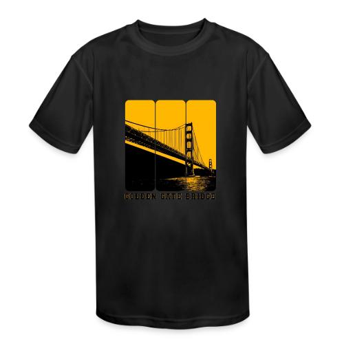 Golden Gate Bold Icon - Kids' Moisture Wicking Performance T-Shirt