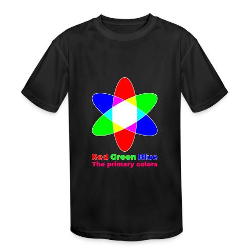 Primary colors: RGB Origins - Kids' Moisture Wicking Performance T-Shirt