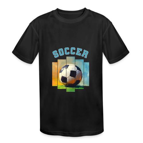 Soccer Ball Vibes - Kids' Moisture Wicking Performance T-Shirt